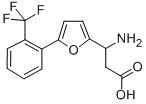 3-AMINO-3-[5-(2-TRIFLUOROMETHYLPHENYL)-FURAN-2-YL]-PROPIONIC ACID 化学構造式