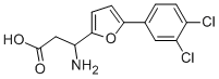 3-AMINO-3-[5-(3,4-DICHLOROPHENYL)-FURAN-2-YL]-PROPIONIC ACID 结构式