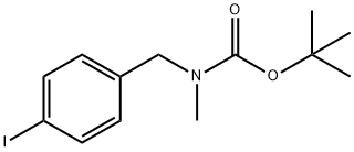 (4-碘苄基)(甲基)氨基甲酸叔丁酯,773128-23-7,结构式