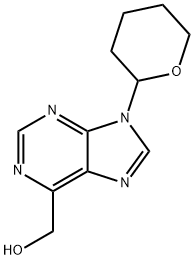 9-(TETRAHYDRO-2H-PYRAN-2-YL)-9H-PURINE-6-METHANOL Structure