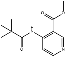 4-(2,2-DIMETHYL-PROPIONYLAMINO)-NICOTINIC ACID METHYL ESTER|4-(棕榈酸氨基)烟酸甲酯
