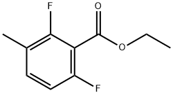 2,6-二氟-3-甲基苯甲酸乙酯, 773135-48-1, 结构式