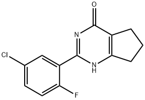 2-(5-chloro-2-fluorophenyl)-6,7-dihydro-5H-cyclopenta[d]pyrimidin-4-ol,773139-99-4,结构式