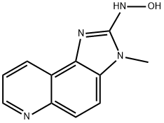 2-ヒドロキシアミノ-3-メチル-3H-イミダゾ[4,5-F]キノリン 化学構造式