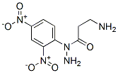 2,4-dinitrophenyl-beta-alanine hydrazide 结构式