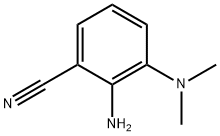 Benzonitrile,  2-amino-3-(dimethylamino)- Struktur