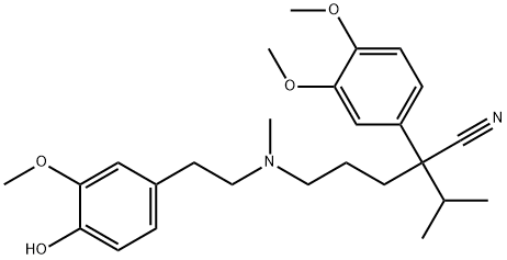 P-O-DESMETHYL VERAPAMIL Struktur
