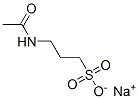 sodium 3-(acetylamino)propanesulphonate Structure