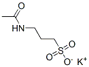 3-(アセチルアミノ)-1-プロパンスルホン酸カリウム 化学構造式