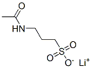 lithium 3-(acetylamino)propanesulphonate Structure