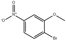 2-ブロモ-5-ニトロアニソール 化学構造式