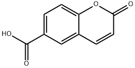 Coumarin-6-carboxylic acid Struktur