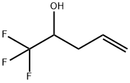 5,5,5-トリフルオロペント-1-エン-4-オール 化学構造式