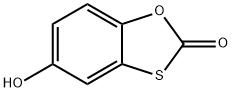 5-羟基-1,3-苯并噁硫醇-2-酮,7735-56-0,结构式
