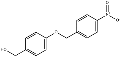 (4-[(4-NITROBENZYL)OXY]PHENYL)METHANOL 化学構造式