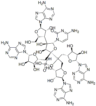 triadenylyl-(2'-3')-adenylyl-cytidylic acid Structure