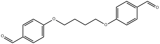 4,4′-(テトラメチレンビスオキシ)ジベンズアルデヒド 化学構造式