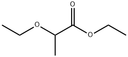 エチル＝2-エトキシプロパノアート 化学構造式