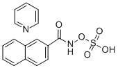 Hydroxylamine-O-sulfonic acid, N-(2-naphthoyl)-, pyridine salt 化学構造式