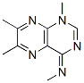 Methanamine, N-(1,6,7-trimethyl-4(1H)-pteridinylidene)- (9CI) 结构式