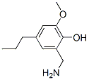 Phenol, 2-(aminomethyl)-6-methoxy-4-propyl- (9CI) 结构式