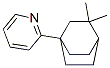 Pyridine, 2-(3,3-dimethylbicyclo[2.2.2]oct-1-yl)- (9CI) Structure