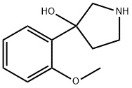 3-Pyrrolidinol,3-(2-methoxyphenyl)-(9CI) Struktur