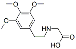 N-[2-(3,4,5-Trimethoxyphenyl)ethyl]glycine 结构式