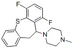 6,9-Difluoro-10-(4-methylpiperazino)-10,11-dihydrodibenzo[b,f]thiepin Structure