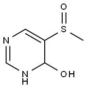 4-Pyrimidinol, 1,4-dihydro-5-(methylsulfinyl)- (9CI) Structure