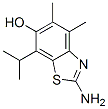 6-Benzothiazolol,  2-amino-4,5-dimethyl-7-(1-methylethyl)-,773812-59-2,结构式