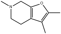 Furo[2,3-c]pyridine, 4,5,6,7-tetrahydro-2,3,6-trimethyl- (9CI) Structure
