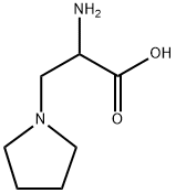 2-氨基-3-(吡咯烷-1-基)丙酸, 773825-57-3, 结构式