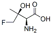L-Valine, 4-fluoro-3-hydroxy-, (3S)- (9CI) Struktur