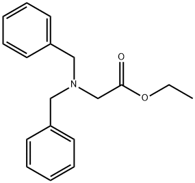 N,N-DIBENZYLGLYCINE ETHYL ESTER Struktur