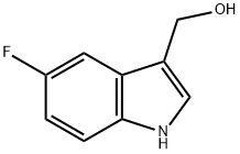 1H-Indole-3-methanol,5-fluoro-(9CI) 结构式