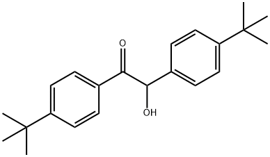 1,2-bis[4-(1,1-dimethylethyl)phenyl]-2-hydroxyethan-1-one Struktur