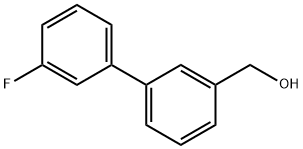 (3'-フルオロ[1,1'-ビフェニル]-3-イル)メタノール 化学構造式