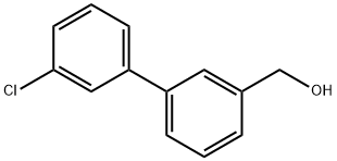 (3'-クロロ-[1,1'-ビフェニル]-3-イル)メタノール 化学構造式