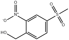 (4-(甲基磺酰基)-2-硝基苯基)甲醇,773873-23-7,结构式