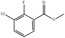 3-氯-2-氟苯甲酸甲酯 结构式