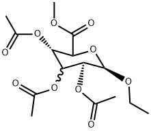 2,3,4-三-O-乙酰基-Β-D-葡糖苷酸甲酯乙酯, 77392-66-6, 结构式