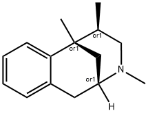 2,6-Methano-3-benzazocine,1,2,3,4,5,6-hexahydro-3,5,6-trimethyl-,(2alpha,5alpha,6alpha)-(9CI) Structure