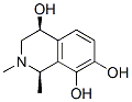 4,7,8-Isoquinolinetriol,1,2,3,4-tetrahydro-1,2-dimethyl-,cis-(9CI) Struktur