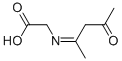 Glycine, N-(1-methyl-3-oxobutylidene)- (9CI) Struktur