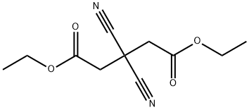 Pentanedioic acid, 3,3-dicyano-, 1,5-diethyl ester Structure