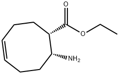 4-Cyclooctene-1-carboxylicacid,8-amino-,ethylester,(1S,8R)-(9CI) Structure