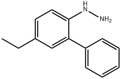 Hydrazine, (5-ethyl[1,1-biphenyl]-2-yl)- (9CI) Structure
