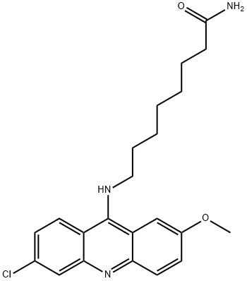 Octanamide, 8-((6-chloro-2-methoxy-9-acridinyl)amino)-|