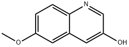 6-メトキシキノリン-3-オール 化学構造式